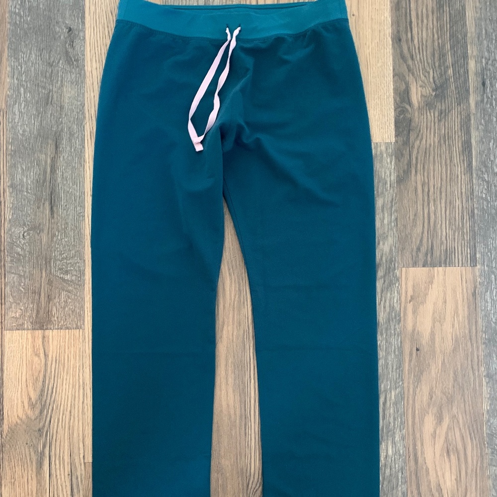 FIGS Scrub Pants, Forest Green, Size (L)